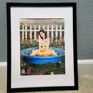 Limited Edition Katy Perry Autographed 11X14 Framed & Matted Picture with COA
